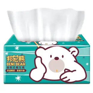 【BeniBear邦尼熊】抽取式衛生紙130抽x8包x10串/箱