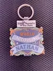 The World According To Nathan Minibook Keychain Personality of your Name