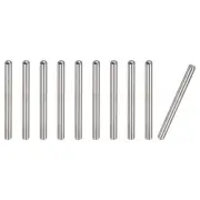 3x35mm Dowel Pins, 10pcs Round Head Flat Chamfered End Dowel Pin