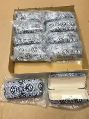 10x Pack Vera Bradley Clamshell Eyeglass Sunglasses Glasses Hard Case Plaza Tile