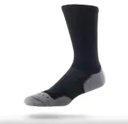 Lightfeet EVOLUTION Crew Unisex Running Socks - Black SML