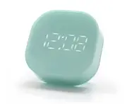 Creative Smart Small Alarm Clock Mini Digital Clock Bedside Luminous Timing Electronic Clock-Green
