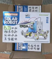 BOX = 5 PIECES: 14-in-1 Solar Robot Kit - Green Energy STEM - Age 10+ - NIB