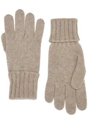 Inverni Cashmere Gloves - Taupe - One Size ONE SIZE