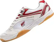 [JiuQing] Table Tennis Shoes Mens Womens Indoor Court Sneakers Non-Slip Breathable for Tennis Pickleball Training