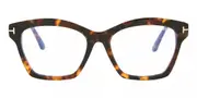 Tom Ford FT5965-B Blue-Light Block 052 Men's Glasses Tortoiseshell Size 53 - Private Health Rebate - Blue Light Block Available