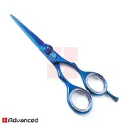 Professional Barber Hair Cutting Scissor Blue Color Salon Hair Dressing Shears