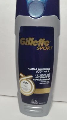 Gillette Sport Clean & Refreshing Body Wash Sport Scent 5) Bottles DISCONTINUED