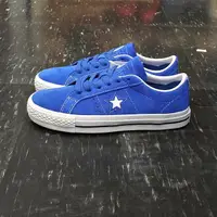 在飛比找樂天市場購物網優惠-Converse One Star Pro 藍色 寶藍色 麂