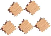 Soft and Flexible Eva Material 10pcs Puzzle Mat Tiles Interlocking Floor Mats Non-Slip for Living Room Bedroom Gym Random Style