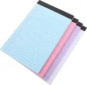 HAMPPLIES Mini Notepads 4pcs Small Legal Pads Lined Paper for To-do Lists Memo Pads Writing Pads