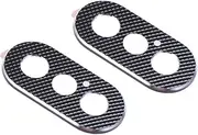 COLLBATH 2pcs Lens Cover Phone Lense Cover Lens Protector Lens Protective Ring Black