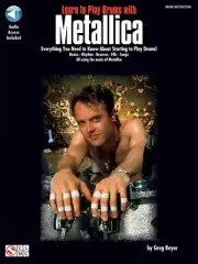 Learn to Play Drums with Metallica Percussion Book and Audio NEW 002500190