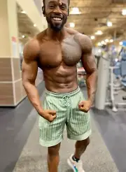 [A863] Handsome Male Cute Model Showing Off Body And Muscles Body Builder