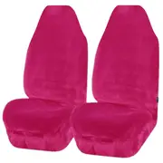MyCar Faux Fur Seat Covers Universal Pink