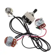 Guitar Wiring Harness Prewired Kit 1Volume 1Tone 500K Pots3-Way Toggle Switch