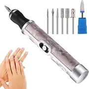 Toe Nail Grinder - Electric Nail Trimmer, Professional Pedicure Tool | Durrable Grinding Head, High Speed Motor Design, for Thick Nails, Acrylic Nail Tools for Edge Shaping Polishing Grinding