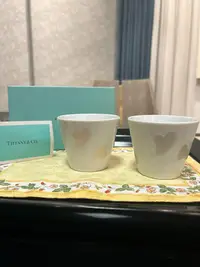 在飛比找Yahoo!奇摩拍賣優惠-z正品保真Tiffany蒂芙尼手握杯 馬克杯 紅茶杯 對杯