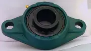 3/4" Bearing UCFL204-12 Black Oxide Plated Insert + 2 Bolts Flanged Housing Moun