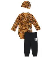 [Mini Rodini] Mini Rodini Baby body, leggings and hat set M 0 multicoloured