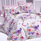 4-pc Bedding Set: TURKISH COTTON FITTED SHEET, FLAT SHEET + 2 PILLOW CASES ALICE