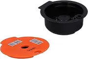 Reusable Coffee Capsule, Easy to Use, Compatible with Bosch Tas Maker Coffee Machines, Premium Materials, Refillable Design, Delicious, 180ML Orange Filter Cup and (Orange 180ML)