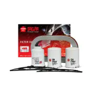 Sakura Wiper Blades & 4WD Filter Service Kit for Nissan Patrol GU 4.2L 00-03