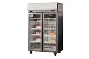 Atosa Double Glass Door Lightbox Fridge