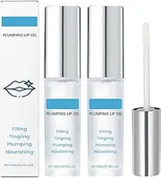 Plumping Lip Shot, Hyaluronic Acid Lip Plumper, Long Lasting Moisturizing Lipserum Oil for Women,2Pcs