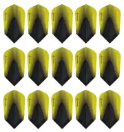5 New Sets Harrows Sonic X Slim Dart Flights – Ships w/ Tracking - Yellow