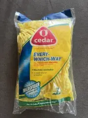 O Cedar Cleaning Every-Which Way Cotton All Surface Dust Mop Refill Washable HTF