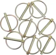 Professional Lynch Pin 8pcs Set Rings for Tractors Trucks Mowers Reliable Locking Pin Fastener