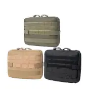 Tactical Admin Molle Pouch Medical EDC EMT Utility Bag Shell Design Waterproof Attachment Pouches Nylon Hiking Belt Bags