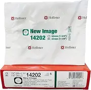 Hollister 14202 New Image Flat Flexwear Cut To Fit up to 1-1/4", Skin Barrier, Green Color Code Match, 5 Pack – 1-3/4” Flange Size