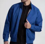 Ben Sherman Harrington Blue Bomber Jacket True Blue New With Tags Size s