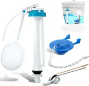 Toilet Tank Replacement Kit, Include Toilet Float Valve Replacement Kit 2 Inch L