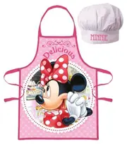 Disney Minnie Mouse Delicious Kids Apron and Chef Hat