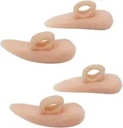 Hsthe Sea 4PCS Silicone Gel Hammer Toe Crest Pads Ballenzeh-Hammerzehen-Polster Zehengreifer Orthesenpolster
