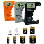 AA/AAA/9V/1.5V Button Cell Battery Tester Digital Battery Level Detector