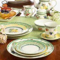 在飛比找ETMall東森購物網優惠-德國Villeroy & Boch唯寶法式花園陶瓷餐具盤子碗