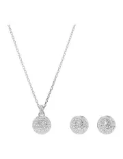 [Swarovski] Sublima Set Rhodium Plated in White