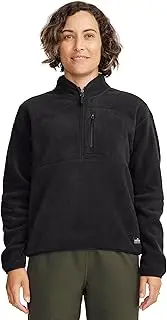 [Kathmandu] Women's Trailhead Fleece 1/4 Zip Pullover Black Stingray M