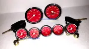 Smiths Temp F Oil Temp F Oil Fuel Volt Gauge Speedo180-0 mph Tacho 0-80 100mm RC