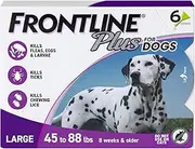 FRONTLINE PLUS DOG 20-40KG LGE 6'S PURPLE