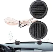 Marine Tweeters | 500W Tweeter High-Efficiency Speakers Dome | Car Parts Loudspeaker Horn, Black for Musical Experience Helves