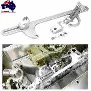 Throttle Cable Bracket Carburetor Billet Aluminum (SILVER) For Holley 4150&4160