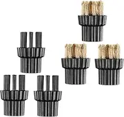 MAGICLULU 6pcs Power Scrubber Brush Heads Cleaning Tools Set Steam Mop Brush Accessories