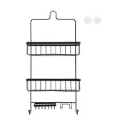 Barelli Black Shower Caddy 3 Tier Hanging Rack Bathroom Shampoo Storage Shelf