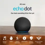 Amazon Echo Dot 5th Generation 2022 Release wAlexa Voice Smart Speaker Charcoal