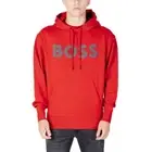 Hugo Boss Red Cotton Men's Sweater Authentic